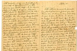 [Carta] [entre 1923 y 1928] octubre 10, Santiago, Chile [a] Juan Guzmán Cruchaga  [manuscrito] Marta Brunet.