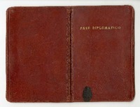 [Pase diplomático] 1942 enero 30, Bogotá, Colombia [a] Juan Guzmán Cruchaga  [manuscrito] Ministerio de Relaciones Exteriores (Colombia)