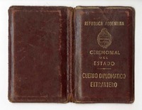 [Pase diplomático] 1953 marzo 16, Buenos Aires, Argentina [a] Juan Guzmán Cruchaga  [manuscrito] Ceremonial del Estado (Argentina)