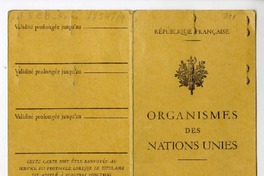 [Pase diplomático] 1968 diciembre 10 Paris, Francia [a] Juan Guzmán Cruchaga  [manuscrito] Ministerio de Relaciones Exteriores (Francia).