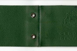 [Cédula de identidad] 1955 agosto 29, Santiago, Chile [de] Juan Guzmán Cruchaga  [manuscrito] Registro Civil (Chile).