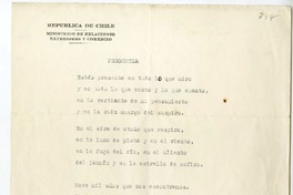 [Carta] 1975 septiembre 24, Santiago, Chile [a] Juan Guzmán Cruchaga  [manuscrito] Hernán Díaz Arrieta.