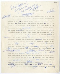 [Carta] 1991 enero 12, Santiago, Chile [a] Matilde Ladrón de Guevara  [manuscrito] Gabriel Egaña.