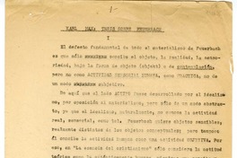 Karl Max [i.e. Marx] tesis sobre Feuerbach [manuscrito] : [Transcripción de Matilde Ladrón de Guevara].