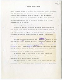 Sybila acero y paloma [manuscrito] : [Matilde Ladrón de Guevara].