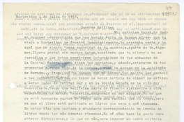 [Carta] 1952 julio 1, Montevideo, [Uruguay] [a la] Querida Matilde  [manuscrito] Hugo Emilio [Pedemonte].