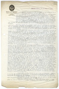 [Carta] 1953 julio 27, Buenos Aires [a] Querida Matilde  [manuscrito] Gladys Thein.