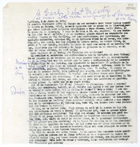[Carta] 1956 junio 2, Santiago [a] Mi querido Carlitos  [manuscrito] [Matilde Ladrón de Guevara].