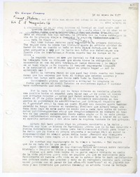 [Carta] 1957 enero 31, Firenze, Italia [a] Querida Matilde  [manuscrito] Enrique [Company].