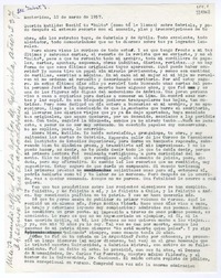 [Carta] 1957 marzo 10, Montevideo [a] Querida Matilde  [manuscrito] Carlos [Sabat].