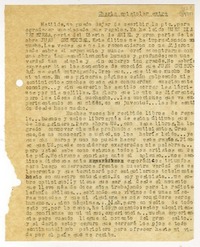 [Carta] [1957], Olmué, Chile [a] Matilde  [manuscrito] Miguel E. Miguens.