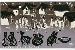 [Tarjeta] 1957 diciembre, Santiago [a] Matilde  [manuscrito] Radomiro Tomic y Olaya de Tomic.