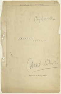 Narcisa  [manuscrito] Matilde L. de Guevara de Arredondo.