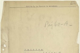 Narcisa  [manuscrito] Matilde L. de Guevara de Arredondo.
