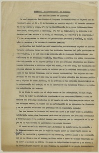 Congreso Latinoamericano de Mujeres  [manuscrito] Matilde Ladrón de Guevara.