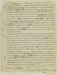 [Discurso]  [manuscrito] Matilde Ladrón de Guevara.