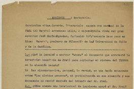 [Entrevista]  [manuscrito] Matilde Ladrón de Guevara.