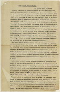 El traslado de Gabriela Mistral  [manuscrito] Matilde Ladrón de Guevara.