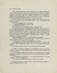 Una noche en París  [manuscrito] [Matilde Ladrón de Guevara].