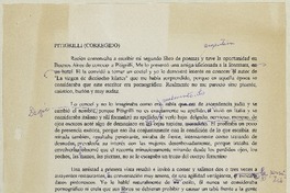 Pitigrilli  [manuscrito] Matilde Ladrón de Guevara.