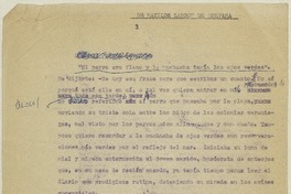 El perro era flaco y la muchacha tenía los ojos verdes  [manuscrito] Matilde Ladrón de Guevara.