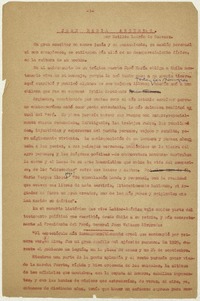 José María Arguedas  [manuscrito] Matilde Ladrón de Guevara.