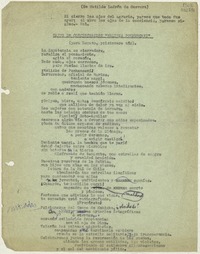 Campo de concentración Melinka Puchuncavi  [manuscrito] Matilde Ladrón de Guevara.