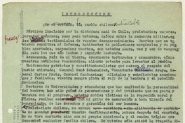 Introducción  [manuscrito] Matilde Ladrón de Guevara.