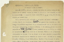 Conferencia Estampas de Francia [manuscrito] : Matilde Ladrón de Guevara.