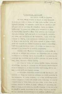 Grotta Byron  [manuscrito] Matilde Ladrón de Guevara.