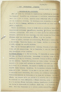 Las enigmaticas Guayanas  [manuscrito] Matilde Ladrón de Guevara.