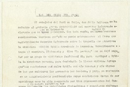 Las dos caras del Perú  [manuscrito] Matilde Ladrón de Guevara.