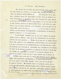 Mis rincones  [manuscrito] [Matilde Ladrón de Guevara].