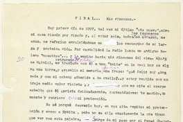 Mis rincones  [manuscrito] [Matilde Ladrón de Guevara].
