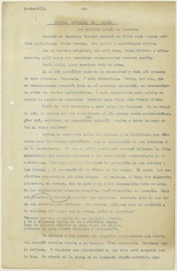 Neruda honraría el Nobel  [manuscrito] Matilde Ladrón de Guevara.