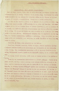 Africa en sus danzas  [manuscrito] Matilde Ladrón de Guevara.