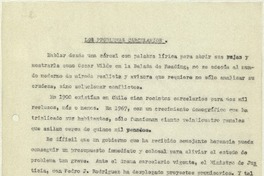 Los problemas carcelarios  [manuscrito] Matilde Ladrón de Guevara.