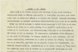 Haití y su drama  [manuscrito] Matilde Ladrón de Guevara.