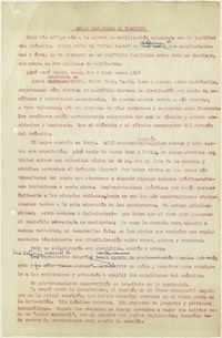 Algo más sobre el tránsito  [manuscrito] Matilde Ladrón de Guevara.