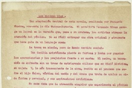 Los últimos días  [manuscrito] [Matilde Ladrón de Guevara].