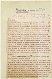 Patricio Pizarro y el embrujo del teclado  [manuscrito] Matilde Ladrón de Guevara.