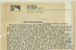 Chile lider de América  [manuscrito] Matilde Ladrón de Guevara.