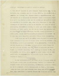 [Discurso improvisado sobre Rapa Nui]  [manuscrito] Matilde Ladrón de Guevara.