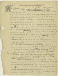 [Discurso sobre la poesía chilena]  [manuscrito] Matilde Ladrón de Guevara.