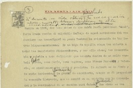 [Discurso sobre la poesía chilena]  [manuscrito] Matilde Ladrón de Guevara.
