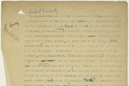 Sabat Ercasty  [manuscrito] Matilde Ladrón de Guevara.