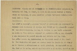 [Entrevista]  [manuscrito] Matilde Ladrón de Guevara.