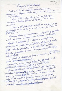 Plazuela de la Merced  [manuscrito] Oreste Plath.