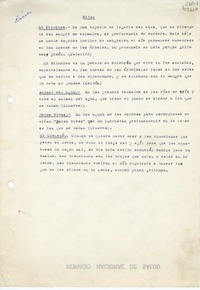 Mitos y creencias  [manuscrito] Oreste Plath.