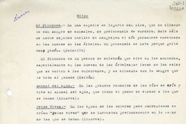 Mitos y creencias  [manuscrito] Oreste Plath.